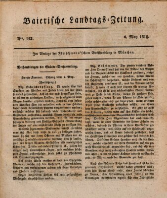 Baierische Landtags-Zeitung Dienstag 4. Mai 1819