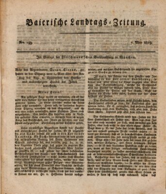 Baierische Landtags-Zeitung Freitag 7. Mai 1819