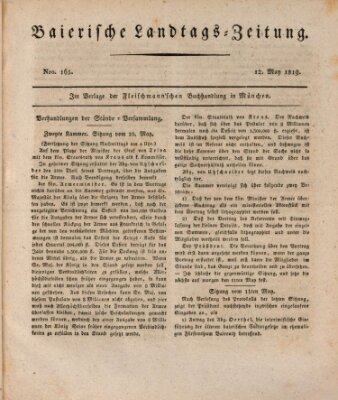 Baierische Landtags-Zeitung Mittwoch 12. Mai 1819