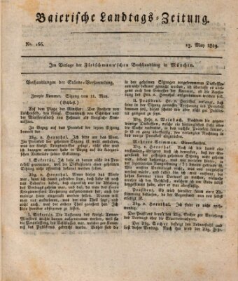 Baierische Landtags-Zeitung Donnerstag 13. Mai 1819