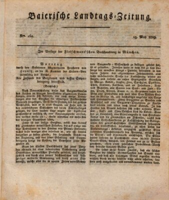 Baierische Landtags-Zeitung Donnerstag 13. Mai 1819