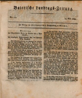 Baierische Landtags-Zeitung Samstag 15. Mai 1819