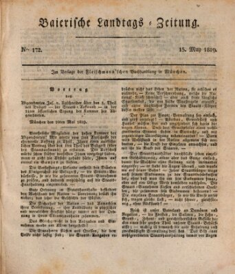 Baierische Landtags-Zeitung Samstag 15. Mai 1819