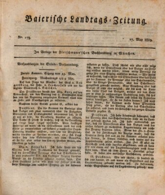 Baierische Landtags-Zeitung Montag 17. Mai 1819