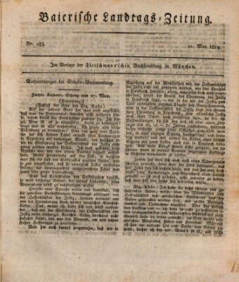 Baierische Landtags-Zeitung Freitag 21. Mai 1819