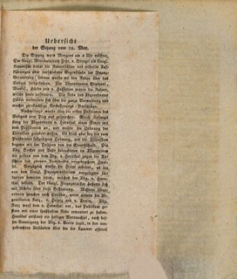 Baierische Landtags-Zeitung Samstag 22. Mai 1819