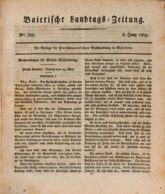 Baierische Landtags-Zeitung Samstag 5. Juni 1819