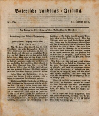 Baierische Landtags-Zeitung Freitag 11. Juni 1819