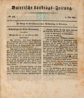 Baierische Landtags-Zeitung Freitag 9. Juli 1819