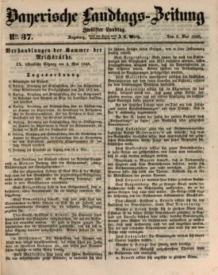 Bayerische Landtags-Zeitung Samstag 6. Mai 1848