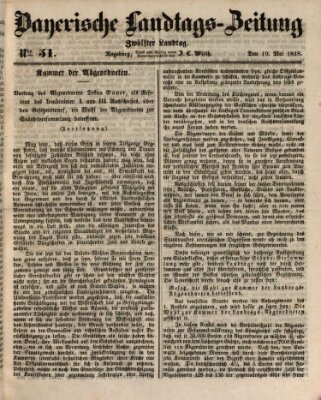 Bayerische Landtags-Zeitung Freitag 19. Mai 1848