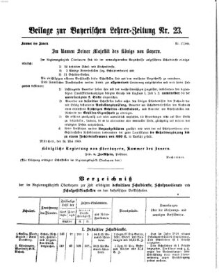 Bayerische Lehrerzeitung Freitag 4. Juni 1869