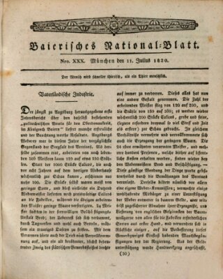 Baierisches National-Blatt Dienstag 11. Juli 1820