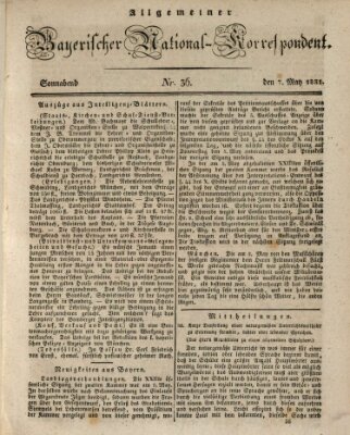 Allgemeiner bayerischer National-Korrespondent Samstag 7. Mai 1831