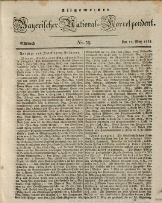 Allgemeiner bayerischer National-Korrespondent Mittwoch 18. Mai 1831