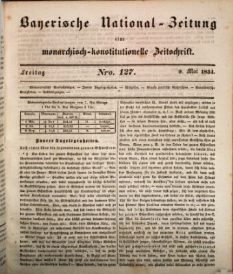 Bayerische National-Zeitung Freitag 9. Mai 1834