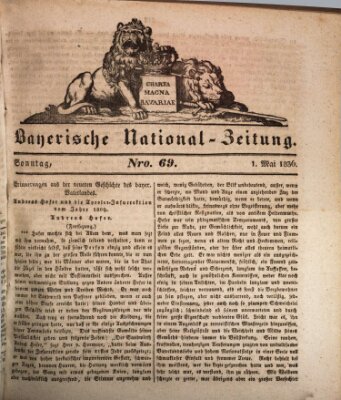 Bayerische National-Zeitung Sonntag 1. Mai 1836