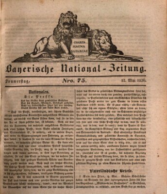 Bayerische National-Zeitung Donnerstag 12. Mai 1836