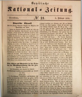 Bayerische National-Zeitung Dienstag 6. Februar 1838