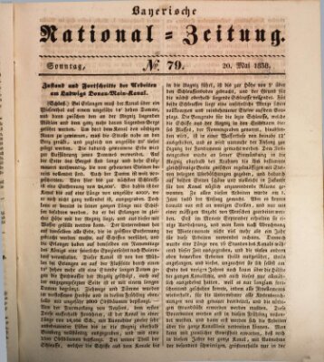 Bayerische National-Zeitung Sonntag 20. Mai 1838