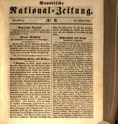 Bayerische National-Zeitung Dienstag 15. Januar 1839