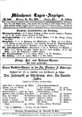 Münchener Tages-Anzeiger Montag 15. Mai 1854