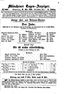 Münchener Tages-Anzeiger Donnerstag 18. Mai 1854