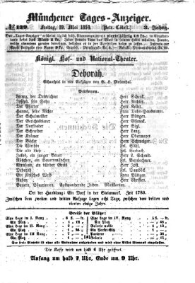 Münchener Tages-Anzeiger Freitag 19. Mai 1854