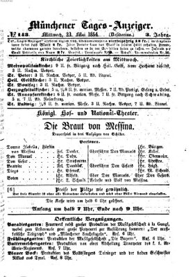 Münchener Tages-Anzeiger Dienstag 23. Mai 1854