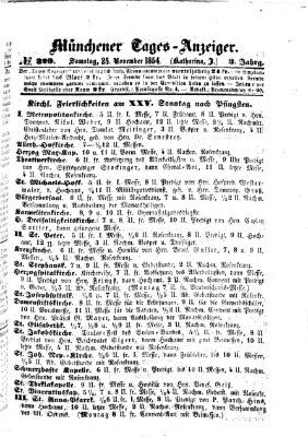 Münchener Tages-Anzeiger Samstag 25. November 1854