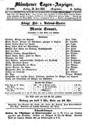 Münchener Tages-Anzeiger Freitag 13. Juli 1855