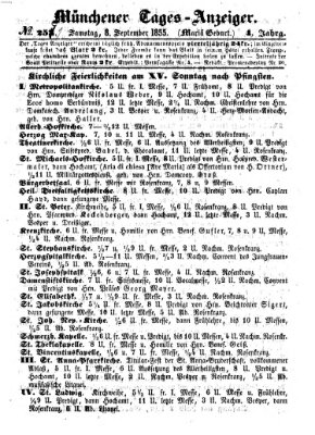 Münchener Tages-Anzeiger Samstag 8. September 1855