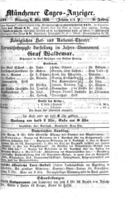 Münchener Tages-Anzeiger Dienstag 6. Mai 1856