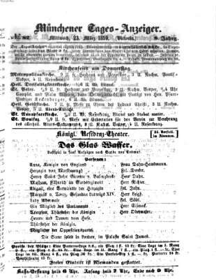 Münchener Tages-Anzeiger Mittwoch 23. März 1859