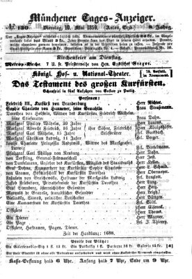 Münchener Tages-Anzeiger Dienstag 10. Mai 1859