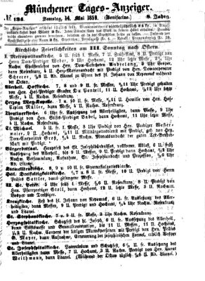 Münchener Tages-Anzeiger Samstag 14. Mai 1859