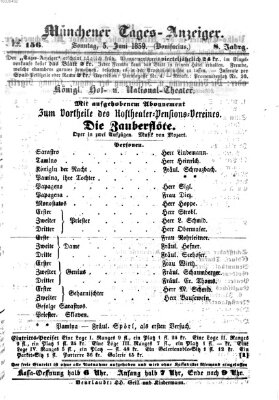 Münchener Tages-Anzeiger Sonntag 5. Juni 1859