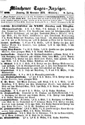 Münchener Tages-Anzeiger Samstag 19. November 1859