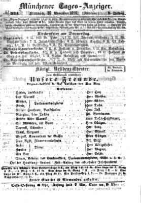 Münchener Tages-Anzeiger Mittwoch 30. November 1859