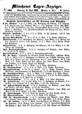 Münchener Tages-Anzeiger Dienstag 9. Oktober 1860