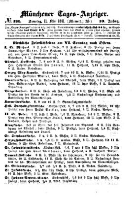 Münchener Tages-Anzeiger Samstag 11. Mai 1861