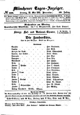 Münchener Tages-Anzeiger Sonntag 12. Mai 1861