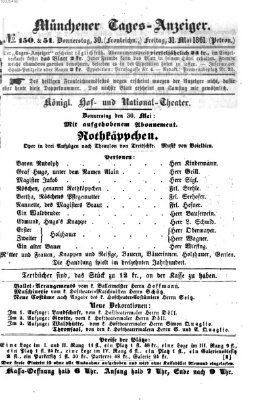 Münchener Tages-Anzeiger Donnerstag 30. Mai 1861