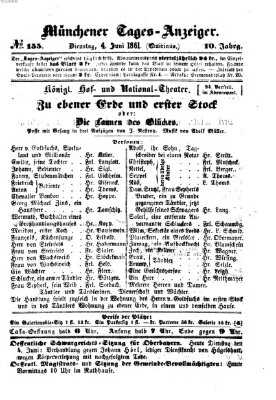 Münchener Tages-Anzeiger Dienstag 4. Juni 1861