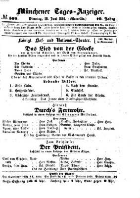 Münchener Tages-Anzeiger Dienstag 18. Juni 1861