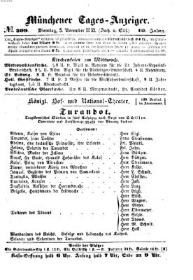 Münchener Tages-Anzeiger Dienstag 5. November 1861