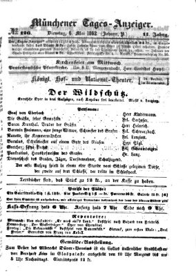 Münchener Tages-Anzeiger Dienstag 6. Mai 1862