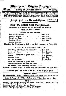 Münchener Tages-Anzeiger Dienstag 20. Mai 1862