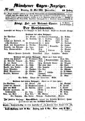 Münchener Tages-Anzeiger Dienstag 12. Mai 1863