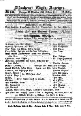 Münchener Tages-Anzeiger Sonntag 27. Dezember 1863